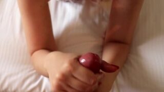 I can’t believe that cumshot! Top handjob