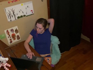 Horny mom masturbating to fisting videos