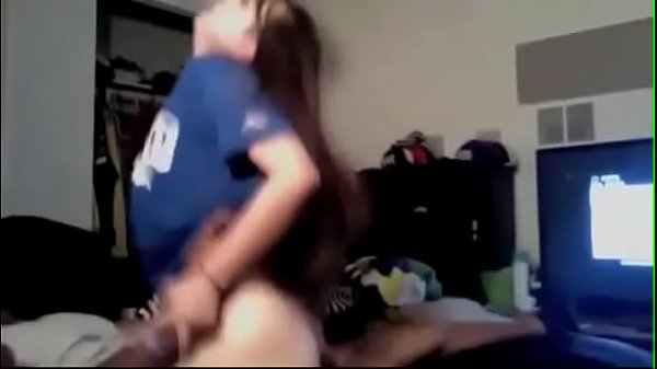 Latina teen riding black dick