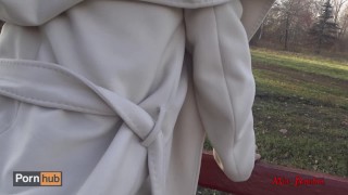 Cammy fucks Kirk on a crowded subway, showcasing her perfect ass in broad daylight