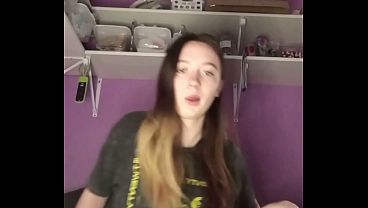 Ethan Stuffs Teen’s Panties in Her Juicy Pussy After Spanking Her Firm Ass